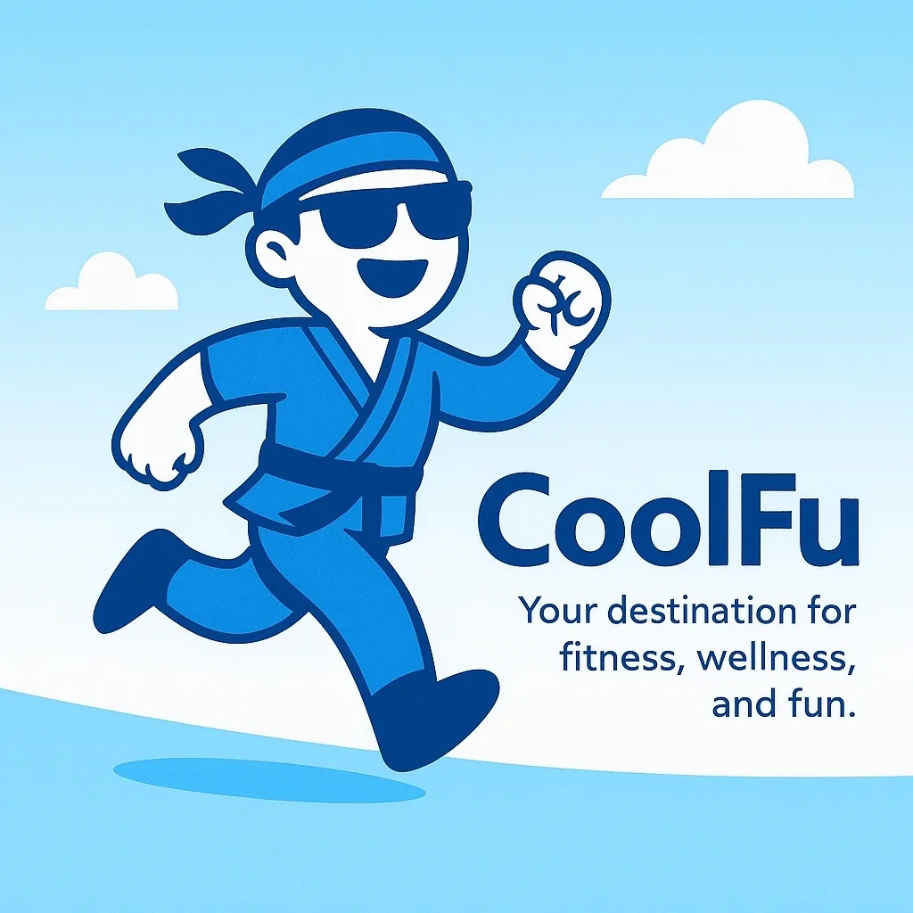 CoolFu hero brand concept illustration