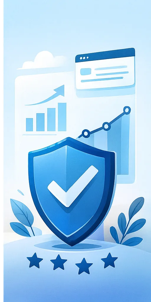 CoolFu trust, shield and growth illustration